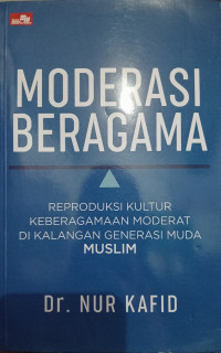 Image of Moderasi Beragama