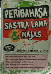 Image of Peribahasa Sastra Lama & Majas